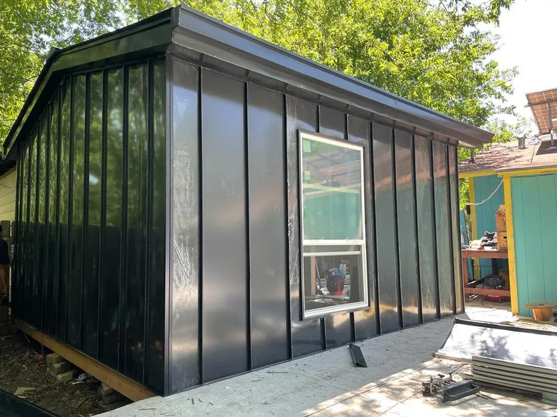 Black standing seam metal wall panels for Roof Inspection in Laurinburg